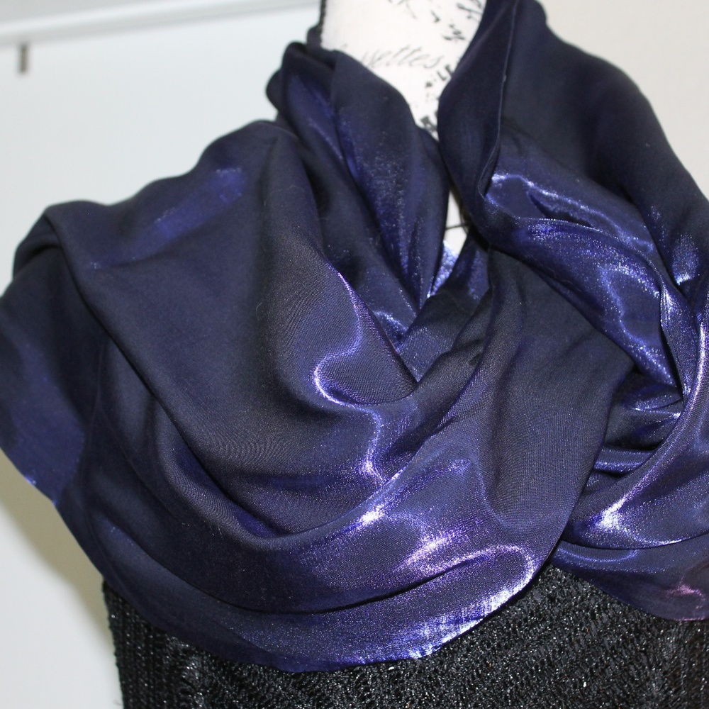 Royal Blue Formal Shawl